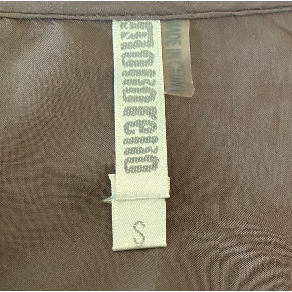 Monoreno Graphite Gray Swim Cover Up/Tunic, Embroidery and Pleats, Size Small - Picture 3 of 7